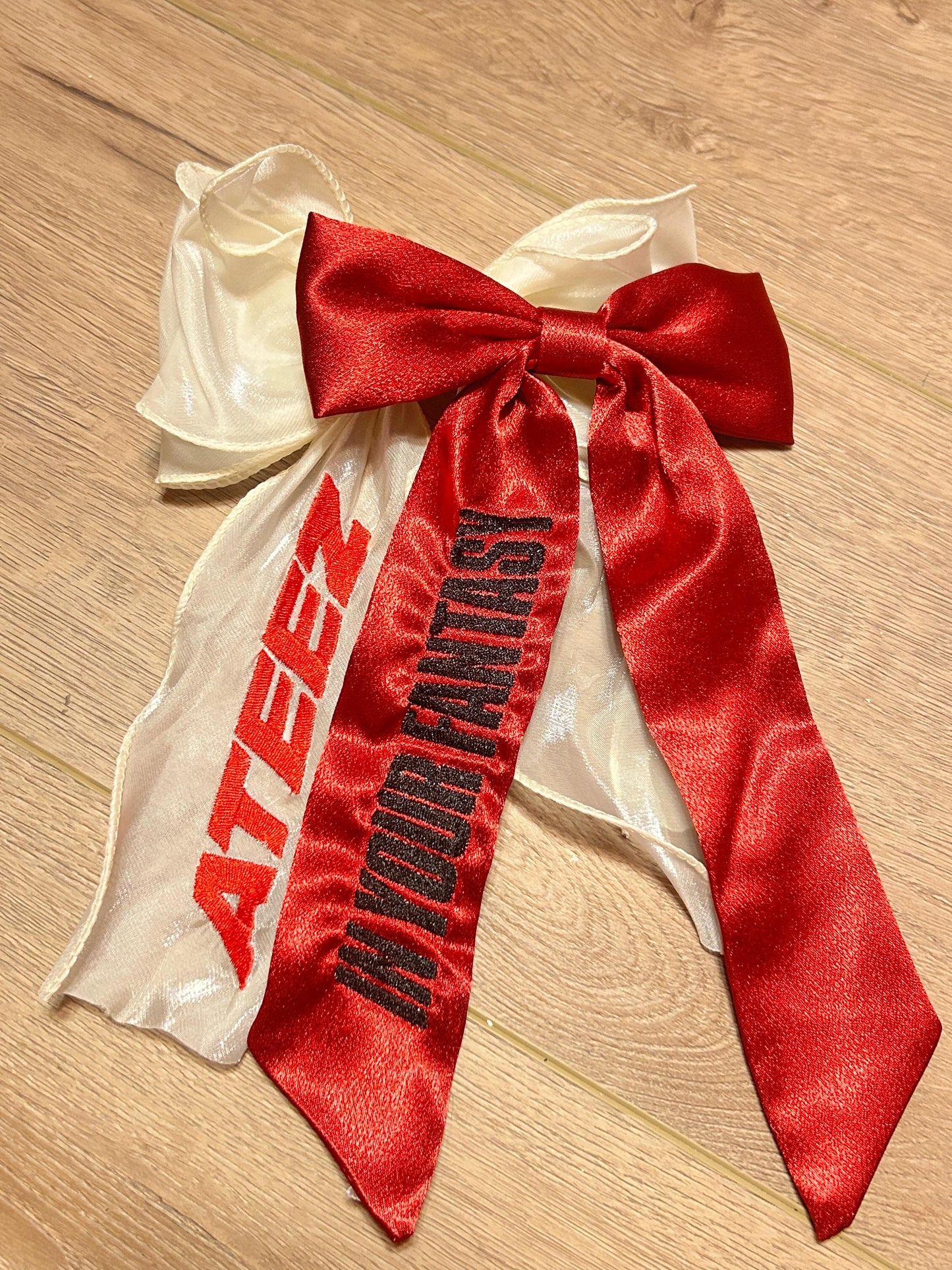 In Your Fantasy Tour Custom Embroidered Bows, Concerts, Ateez, Fangirl