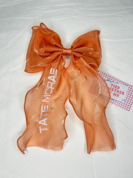 Miss Possessive Custom Embroidered Concert Bows, Tour