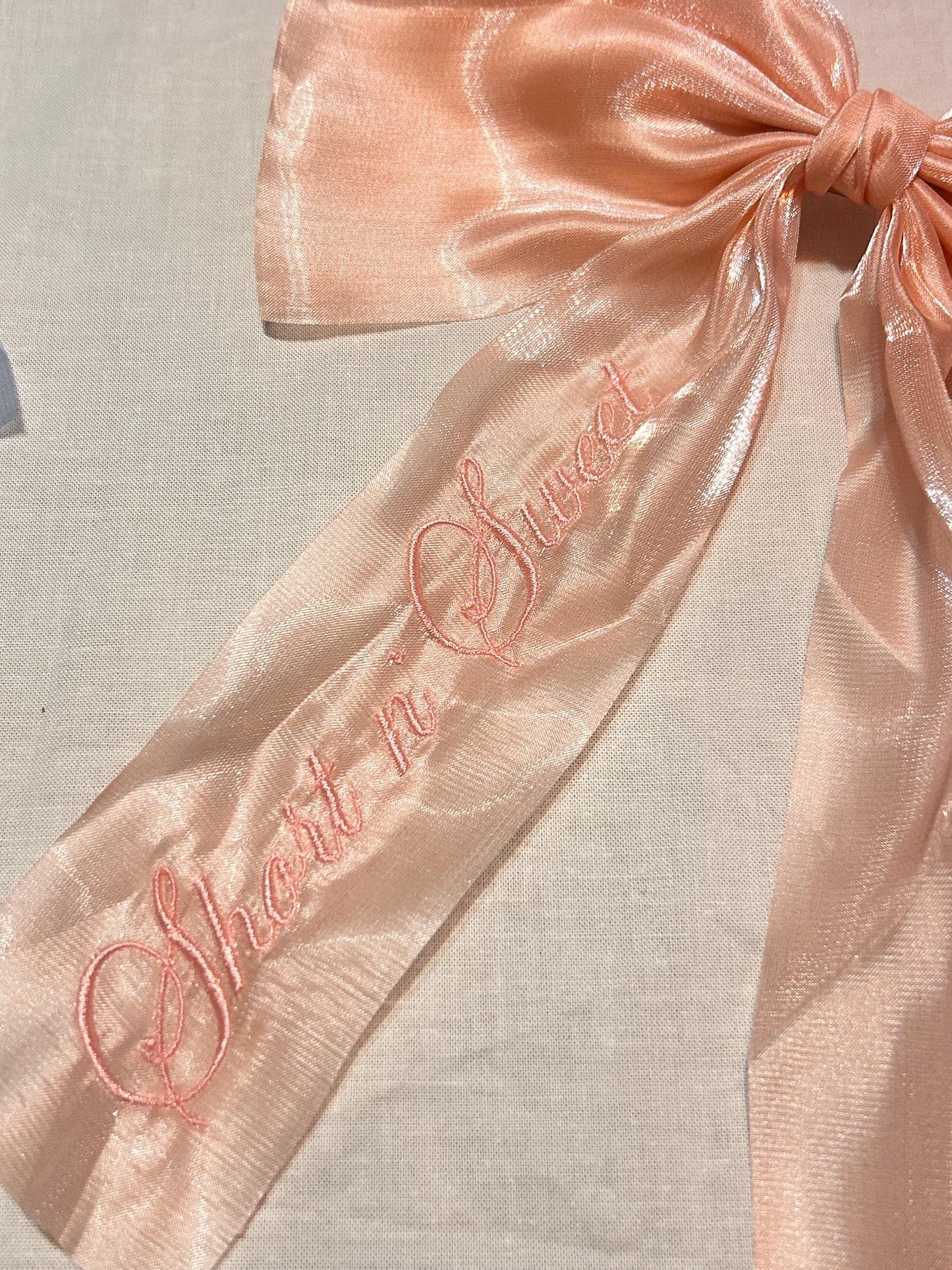 SC Custom Embroidered Concert Bows, Gifts for Her