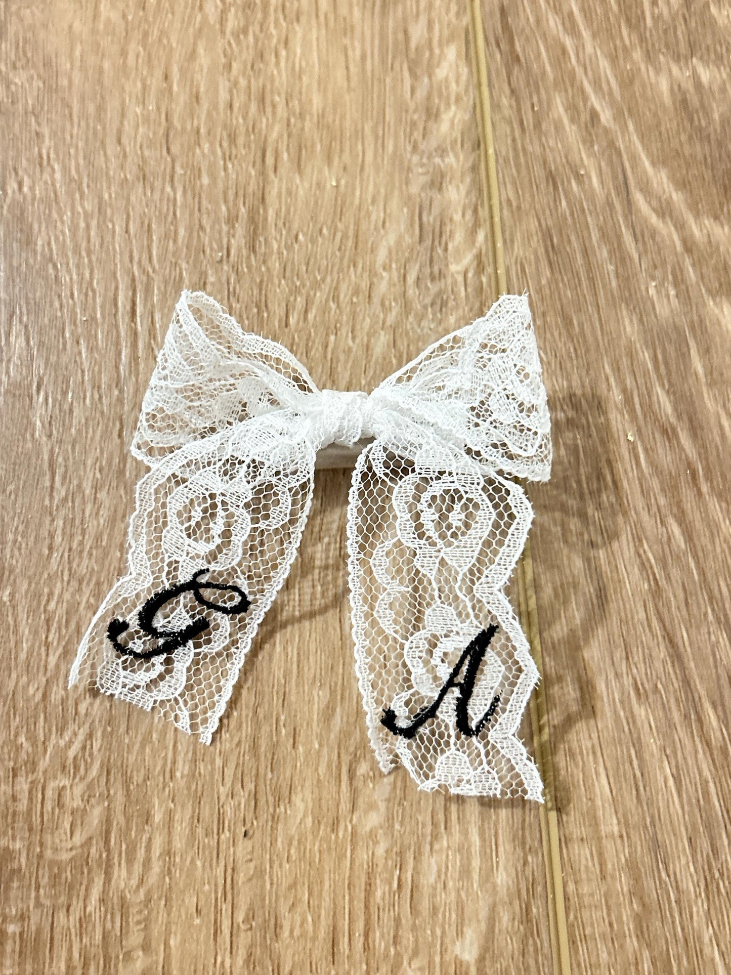 GA Custom Embroidered Lace Concert Bows, Gifts for Her, The Secret of Us