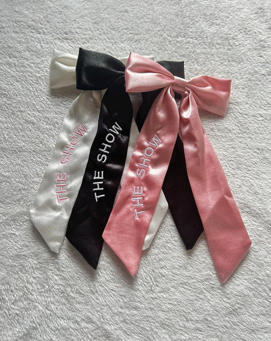 Custom Embroidered Concert Bows, Gifts for Her, Music Lovers