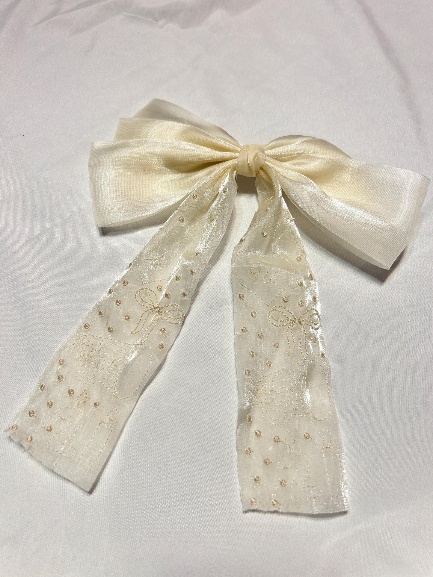 Grace Abrams Icons Subtle Custom Embroidered Concert Bows, Gifts for Her