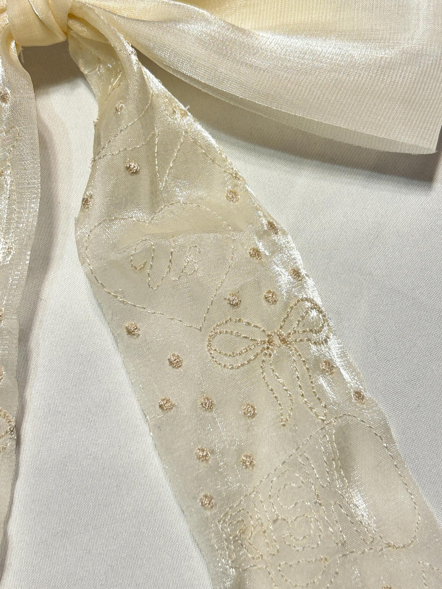 Grace Abrams Icons Subtle Custom Embroidered Concert Bows, Gifts for Her