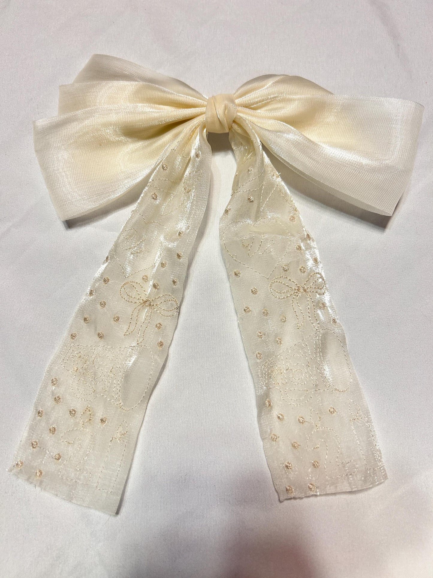 Grace Abrams Icons Subtle Custom Embroidered Concert Bows, Gifts for Her