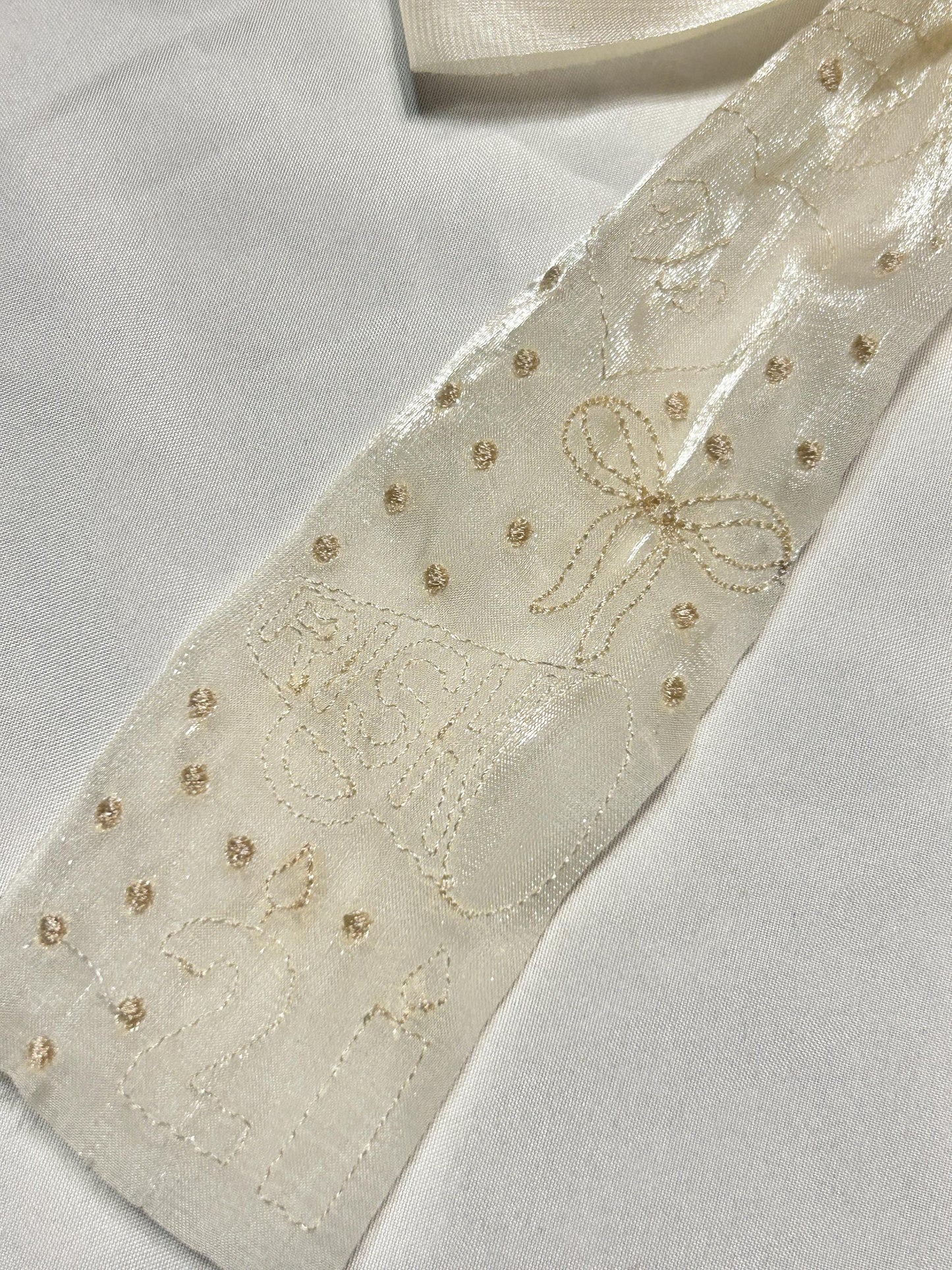 Grace Abrams Icons Subtle Custom Embroidered Concert Bows, Gifts for Her
