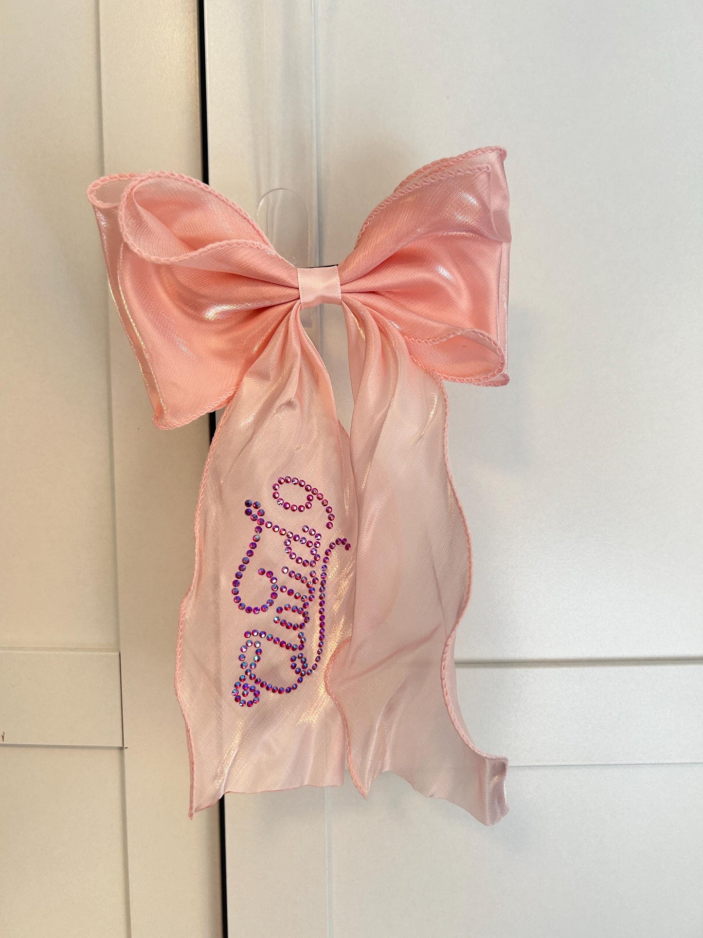 MM Rhinestone Concert Bows, Gifts for Her, Country Music, Pink