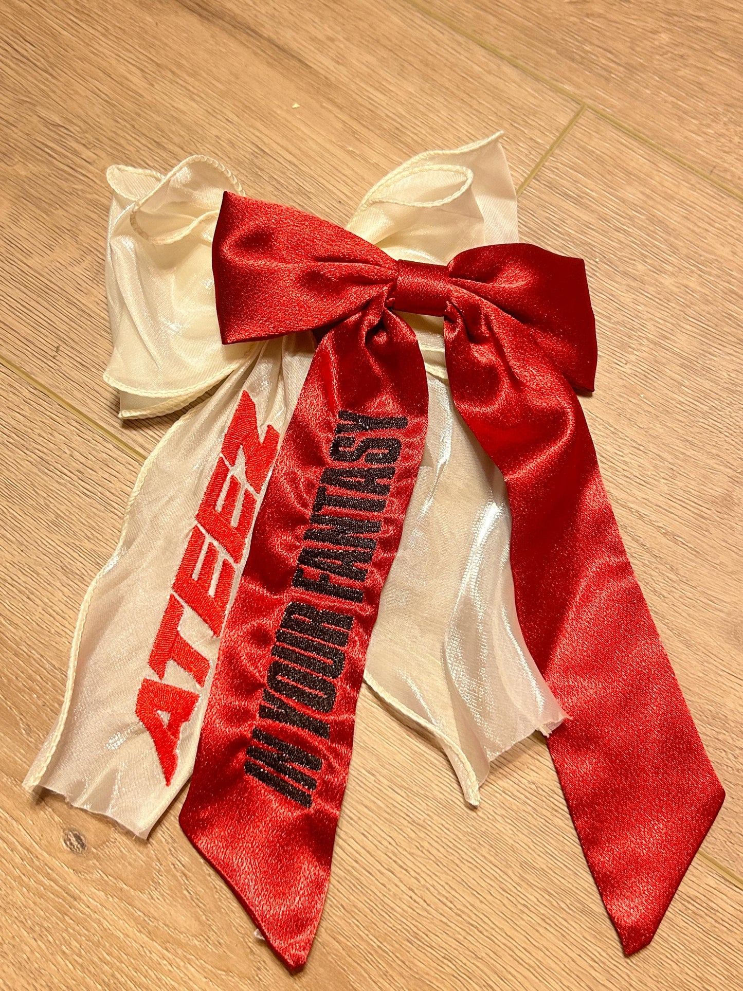 In Your Fantasy Tour Custom Embroidered Bows, Concerts, Ateez, Fangirl