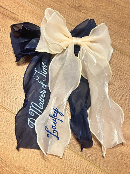 A Matter of Time Tour Custom Embroidered Bows, Concerts, Lauvers, Fangirl