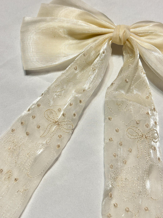 Grace Abrams Icons Subtle Custom Embroidered Concert Bows, Gifts for Her