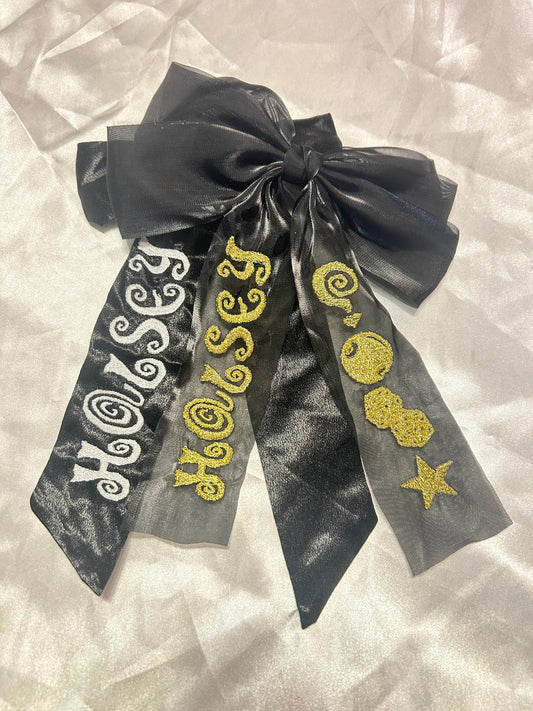 H Last Trick Custom Embroidered Concert Bows, Gifts for Her