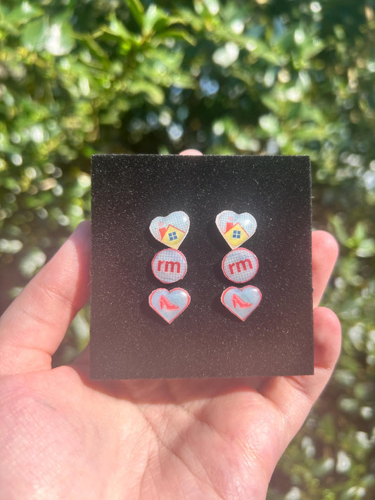 Role Model Inspired Earrings, Gifts for Her, No Place Like Home