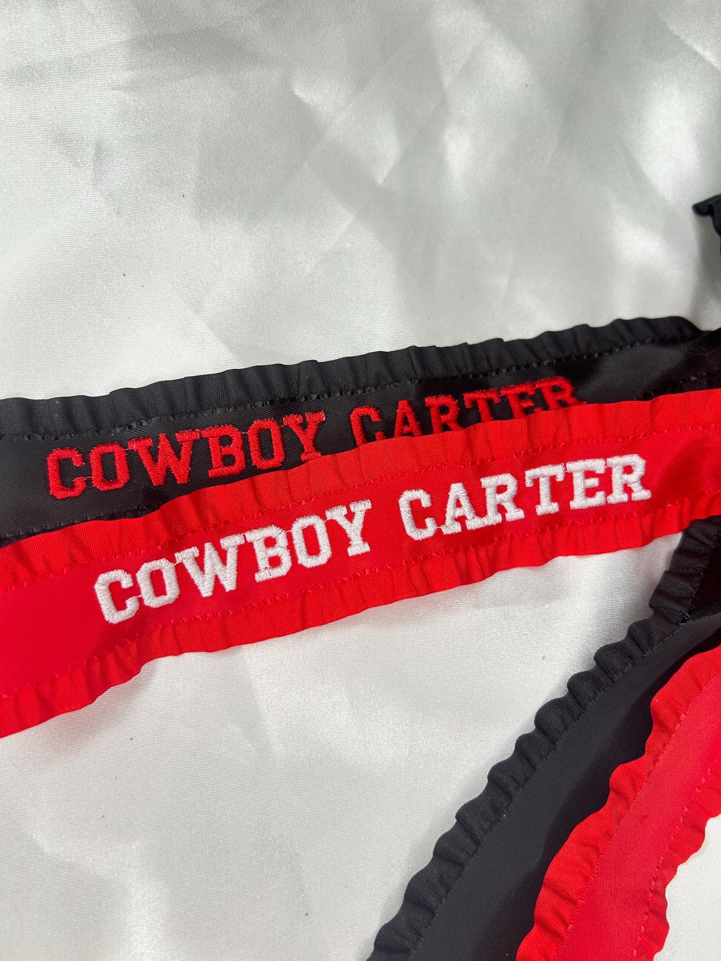 Cowboy Custom Embroidered Concert Bows, Gifts for Her, Cowboy *Insert Name Here*, Summer Concert Tour