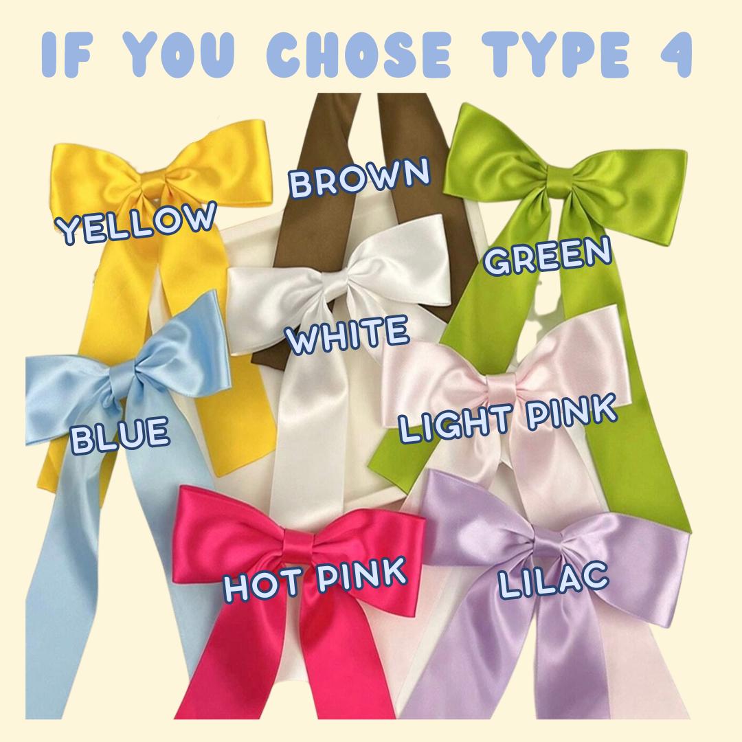 Miss Possessive Custom Embroidered Concert Bows, Tour