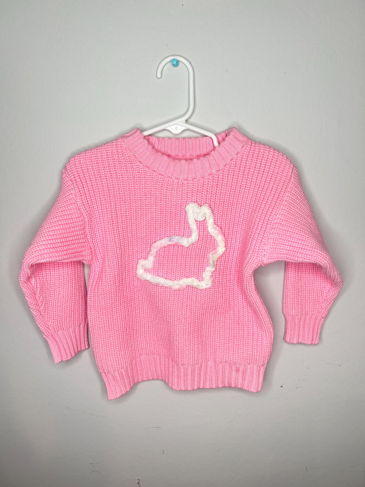Toddler Easter Sweater, Easter Bunny Kids Sweater, Easter Sweater for Kids, Kids Bunny Sweater, Kids Easter Sweater, Bunny Sweater, 3M - 8Y