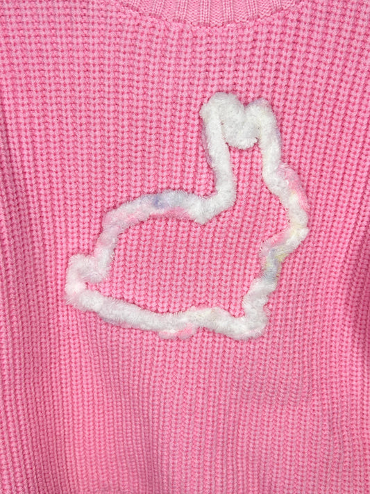 Toddler Easter Sweater, Easter Bunny Kids Sweater, Easter Sweater for Kids, Kids Bunny Sweater, Kids Easter Sweater, Bunny Sweater, 3M - 8Y