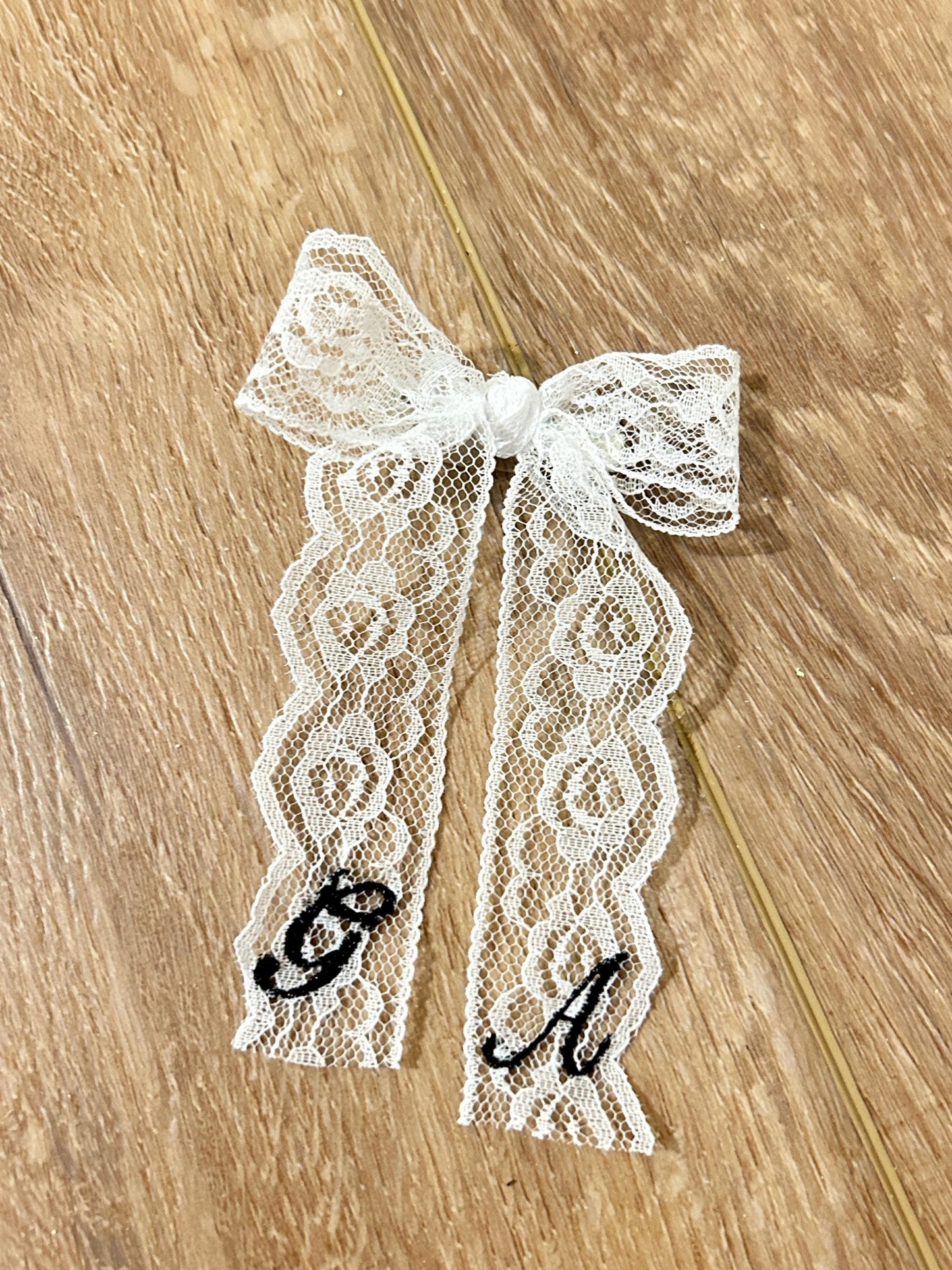 GA Custom Embroidered Lace Concert Bows, Gifts for Her, The Secret of Us