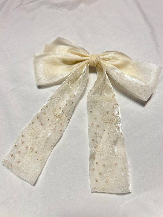 Grace Abrams Icons Subtle Custom Embroidered Concert Bows, Gifts for Her