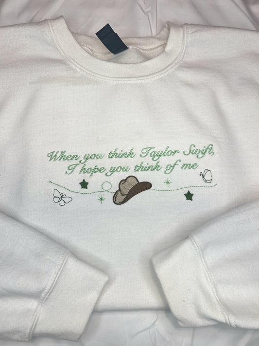 Debut Era Embroidered Sweatshirt or T-Shirt
