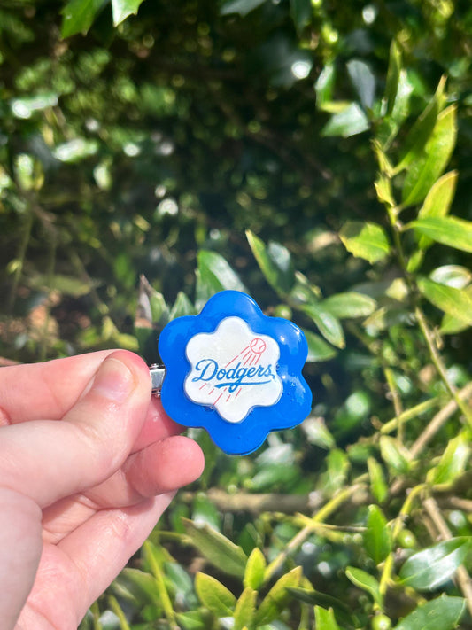 Baseball Team Custom Polymer Clay Hairclips