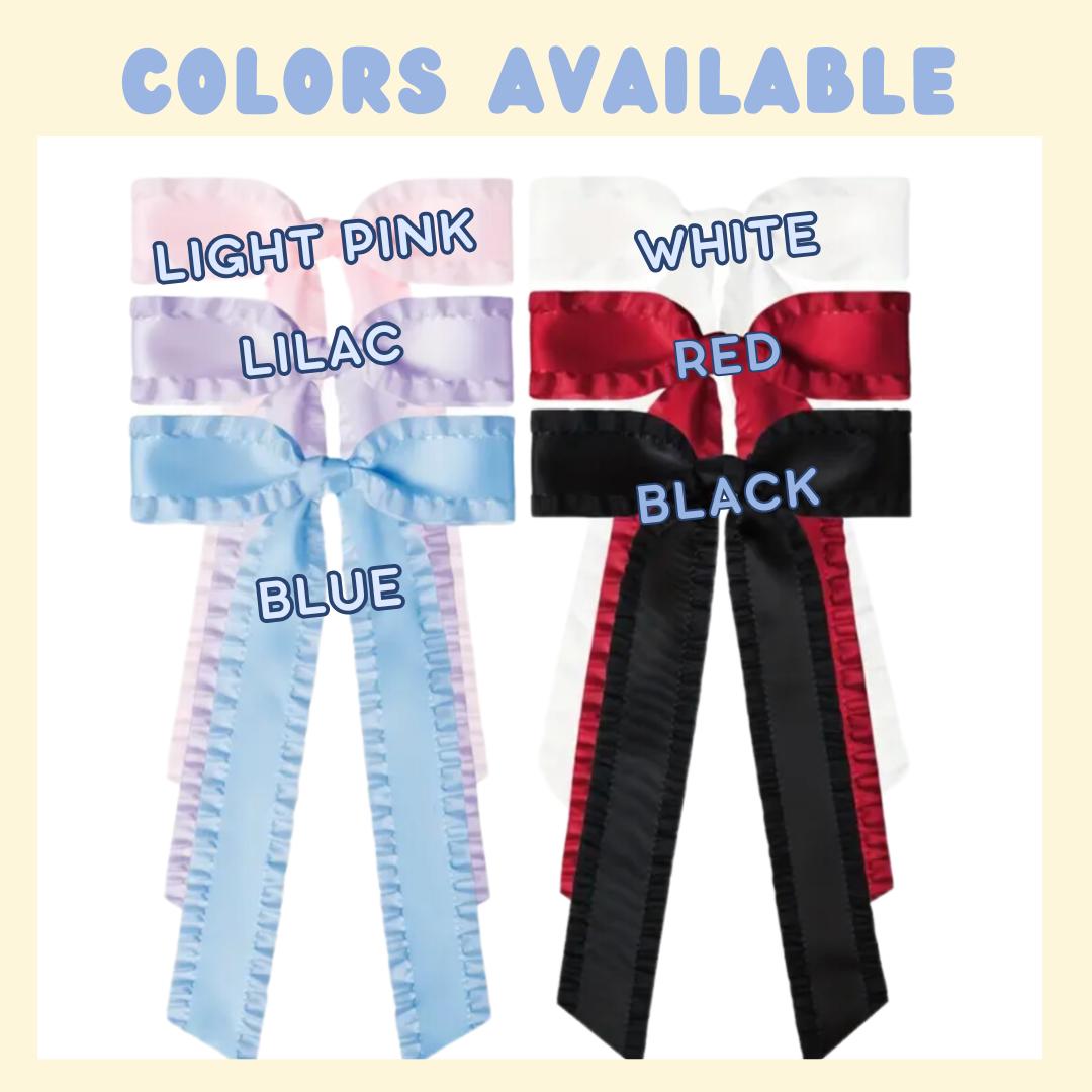 Cowboy Custom Embroidered Concert Bows, Gifts for Her, Cowboy *Insert Name Here*, Summer Concert Tour