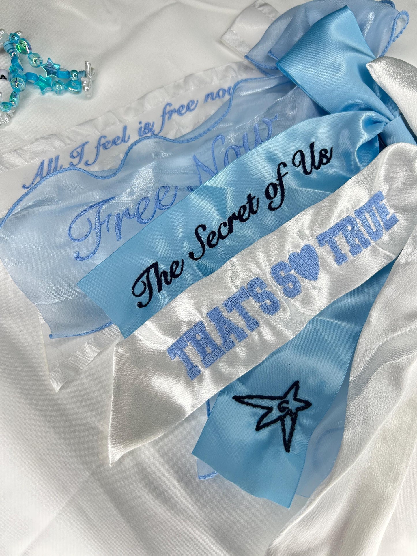 GA Custom Embroidered Concert Bows, Gifts for Her, The Secret of Us
