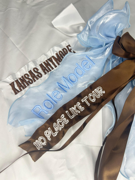 RM Custom Embroidered Concert Bows, Gifts for Her