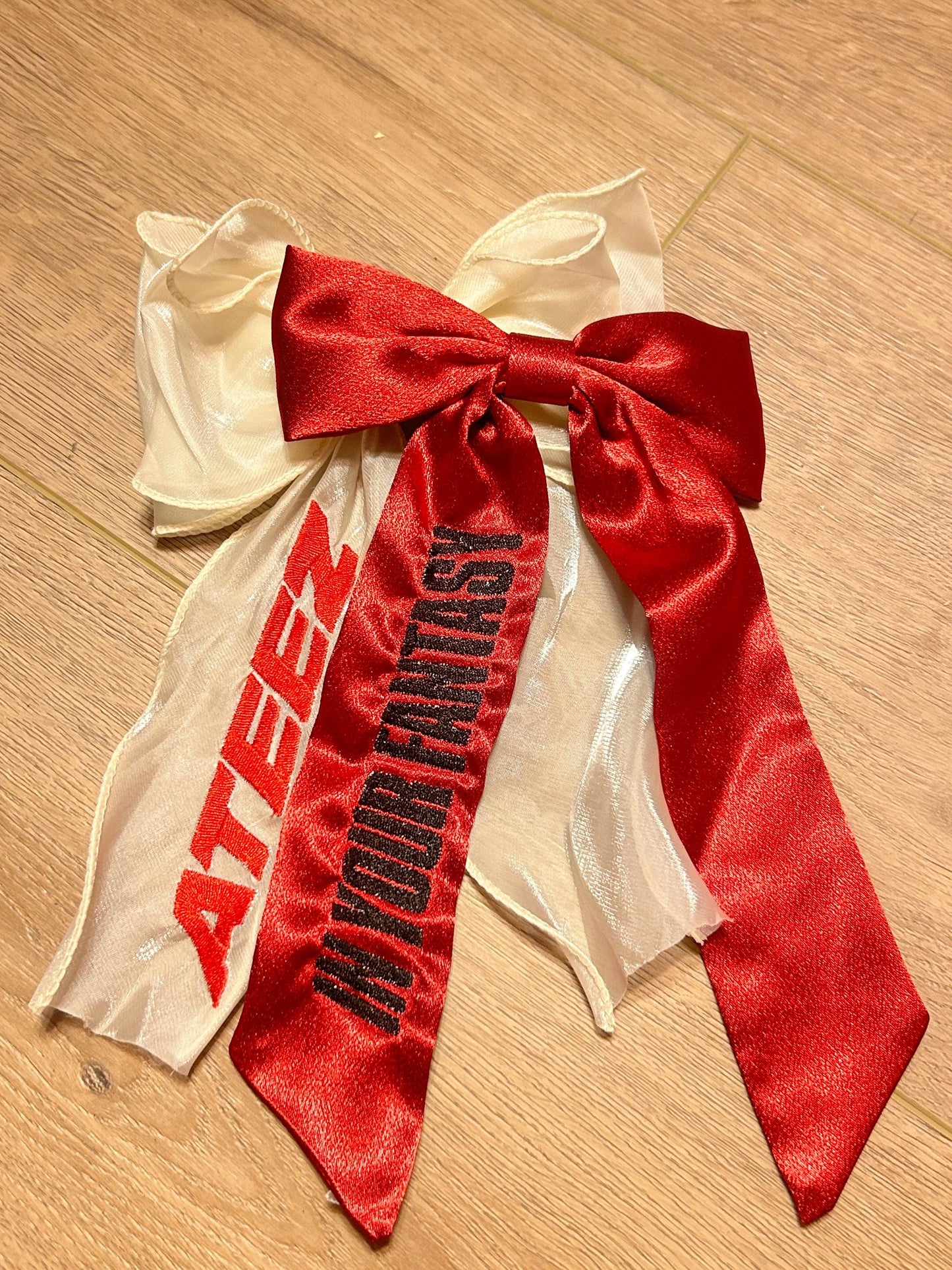 In Your Fantasy Tour Custom Embroidered Bows, Concerts, Ateez, Fangirl