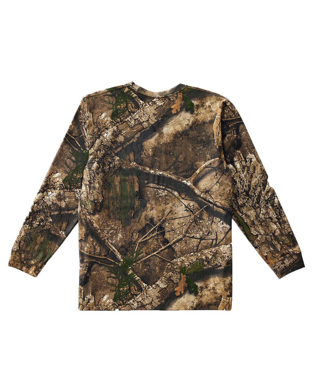 READY TO ship MM Glitter Appliqué Long Sleeve Realtree Camo Shirt, Country
