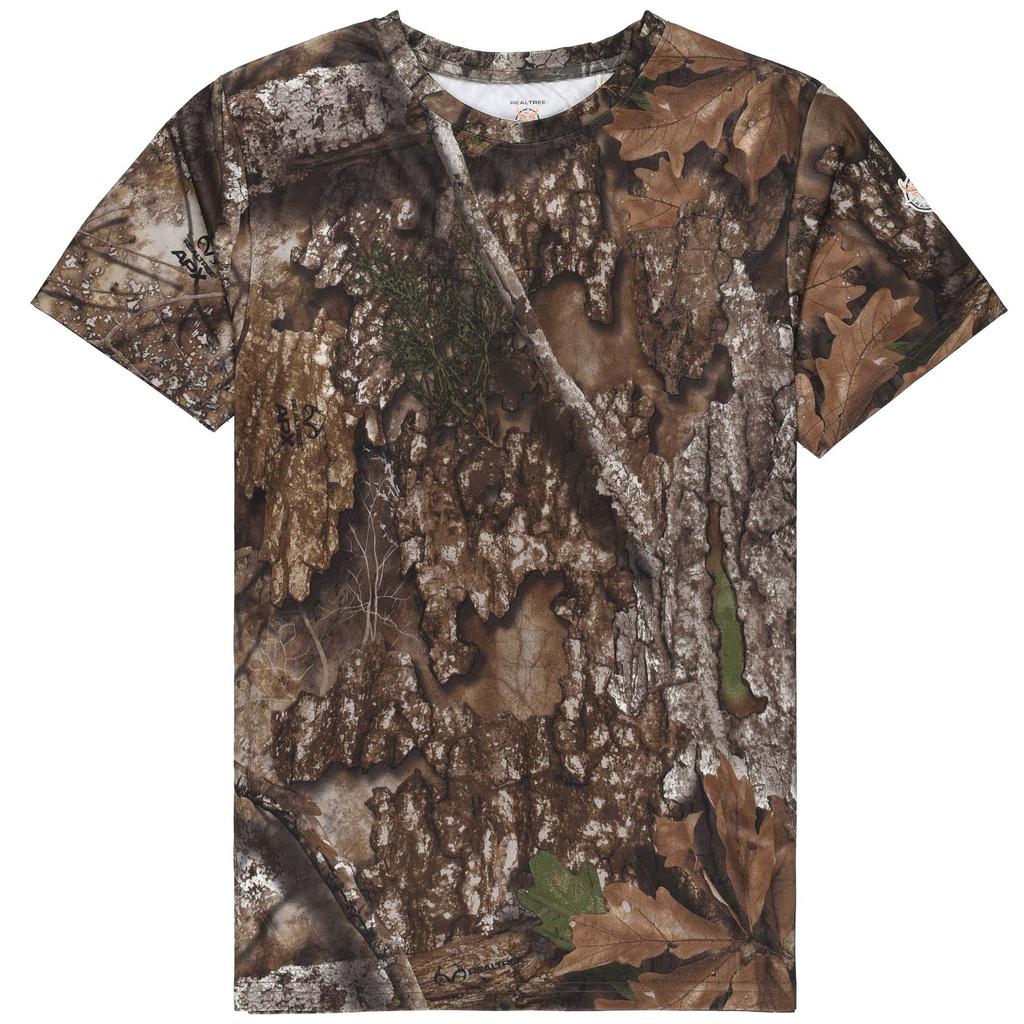 MM Glitter Appliqué Short or Long Sleeve Realtree Camo Shirt, Country YOUTH ADDED