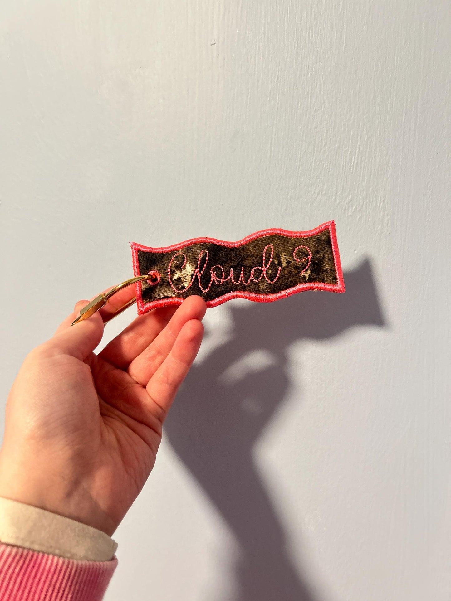 MM Pink Camo Bag Charm, Bag Tag, Keychain, Camouflage