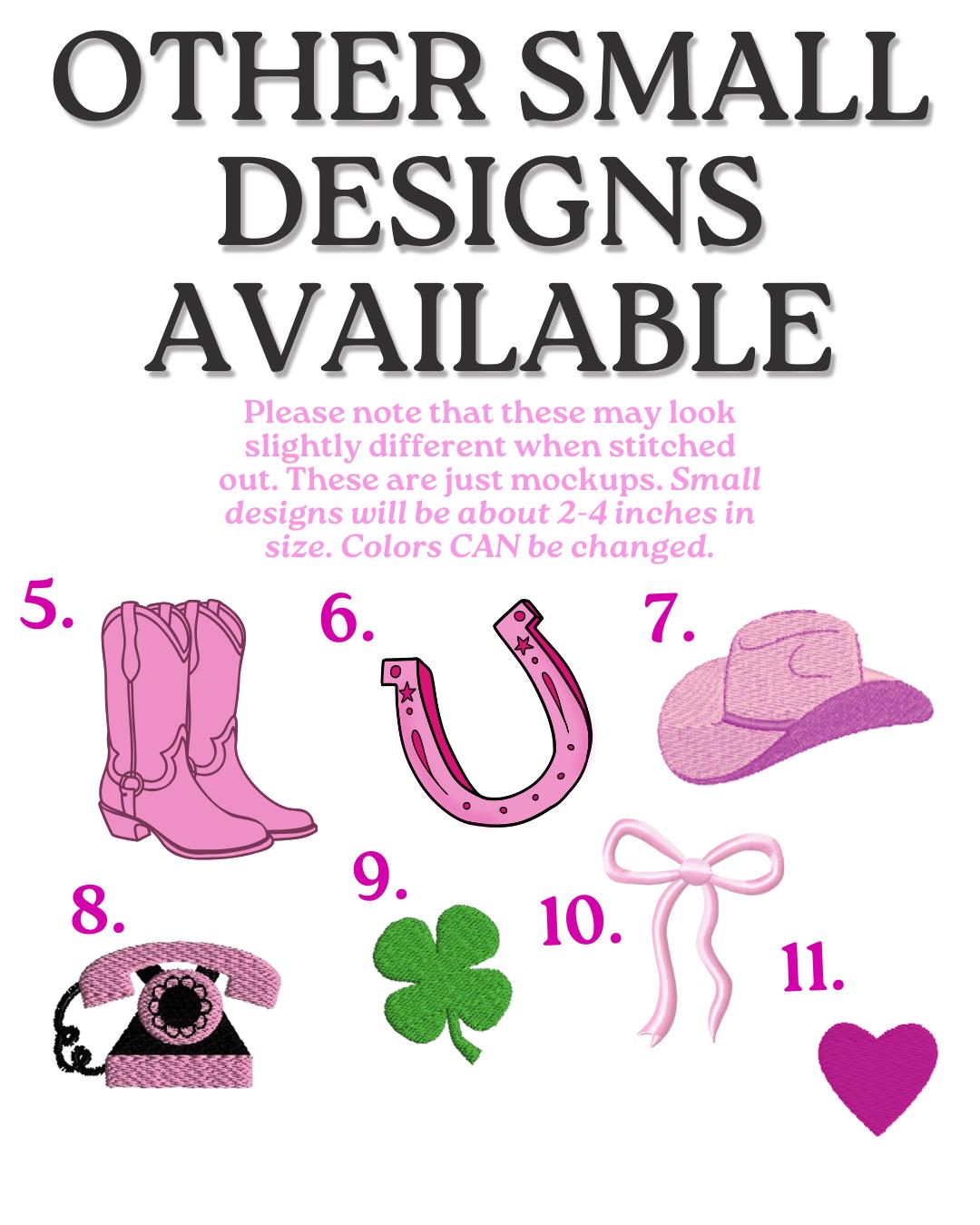 MM Inspired Customizable Embroidered Baby Tees and Tank Tops, Pink, Country Music, Tour