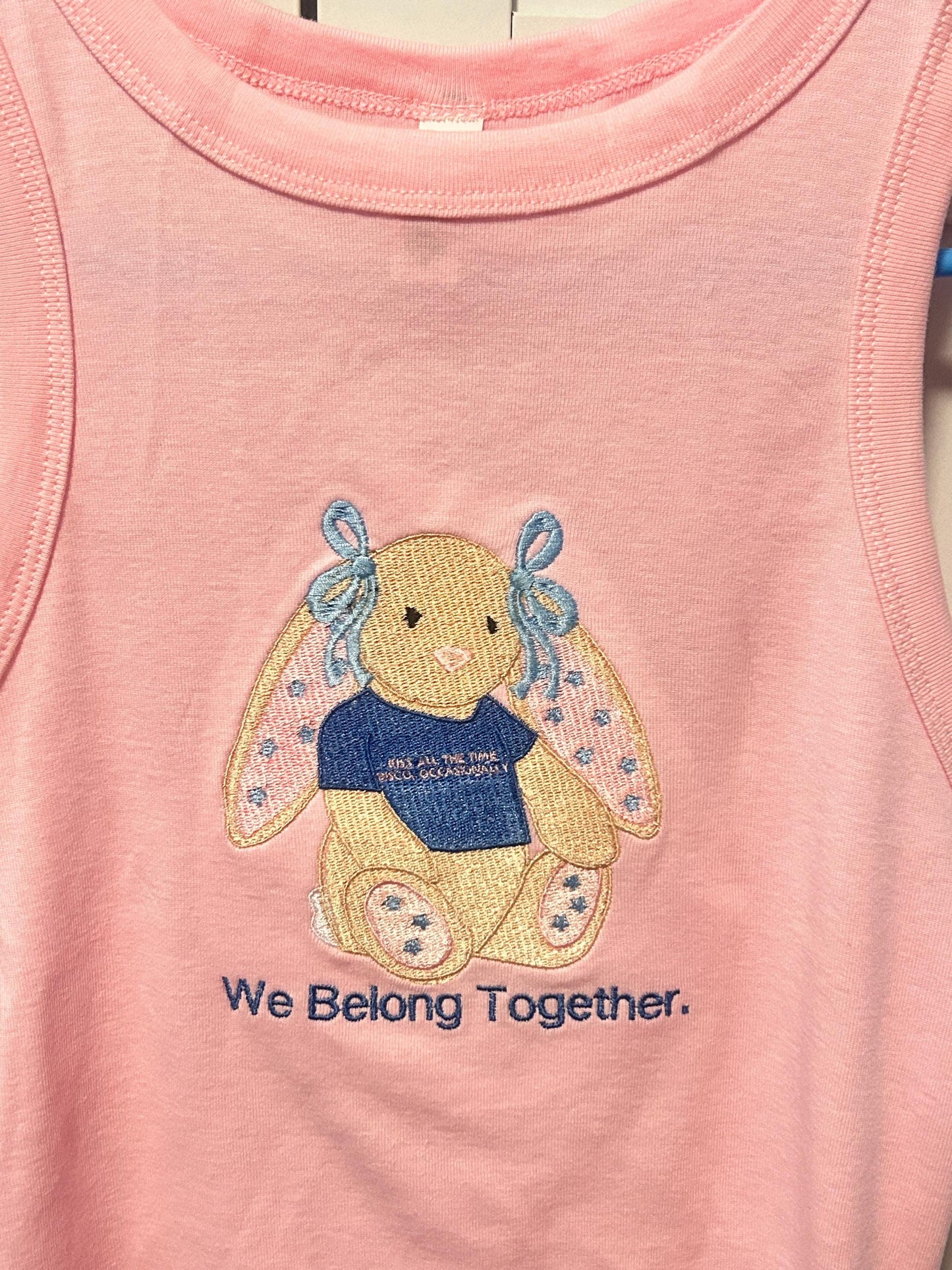 Plush Bunny Kiss and Disco Inspired Customizable Baby Tees and Tank Tops, Tour, HS