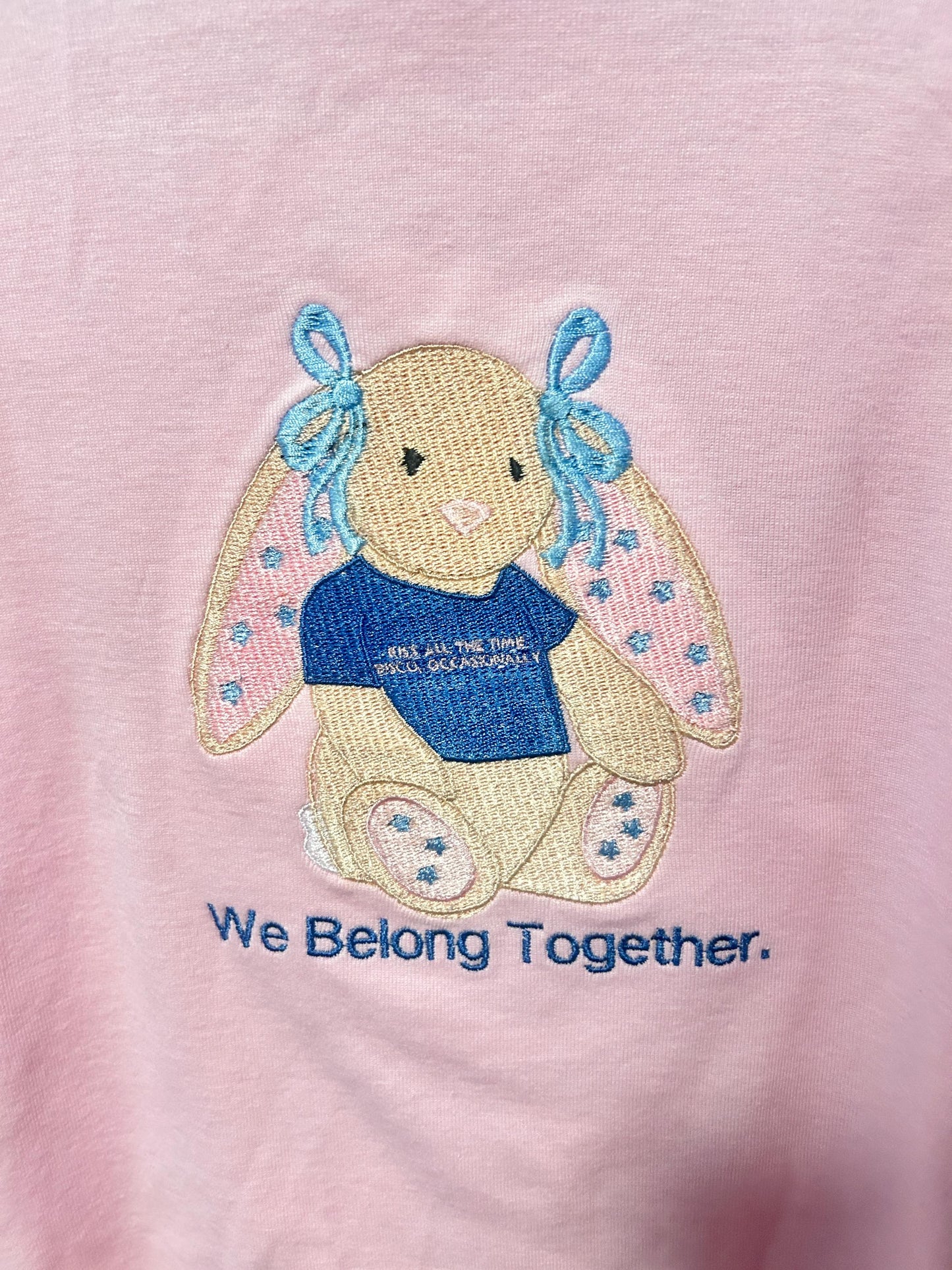 Plush Bunny Kiss and Disco Inspired Customizable Baby Tees and Tank Tops, Tour, HS