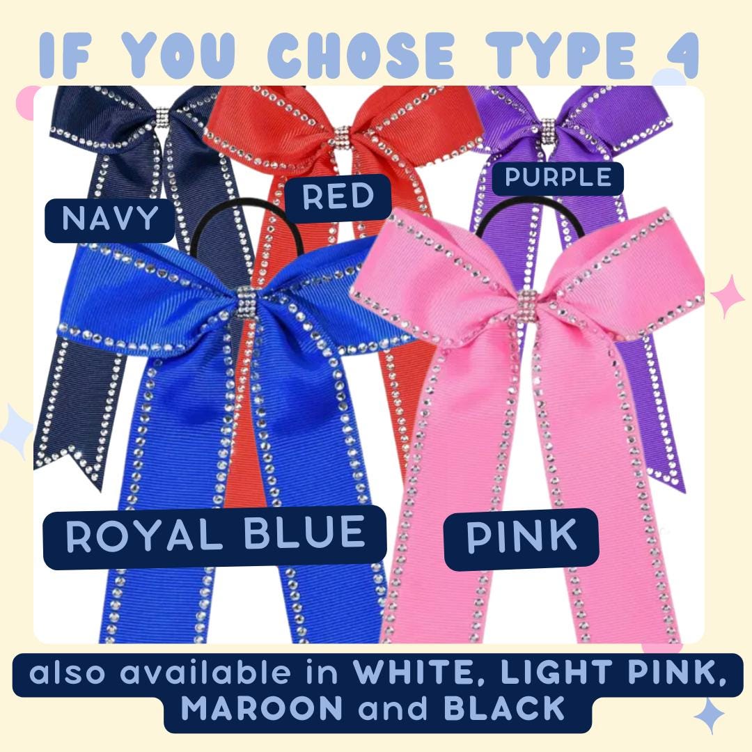 Baseball Custom Embroidered Game Bows, Gifts for Her, Collegiate, Major