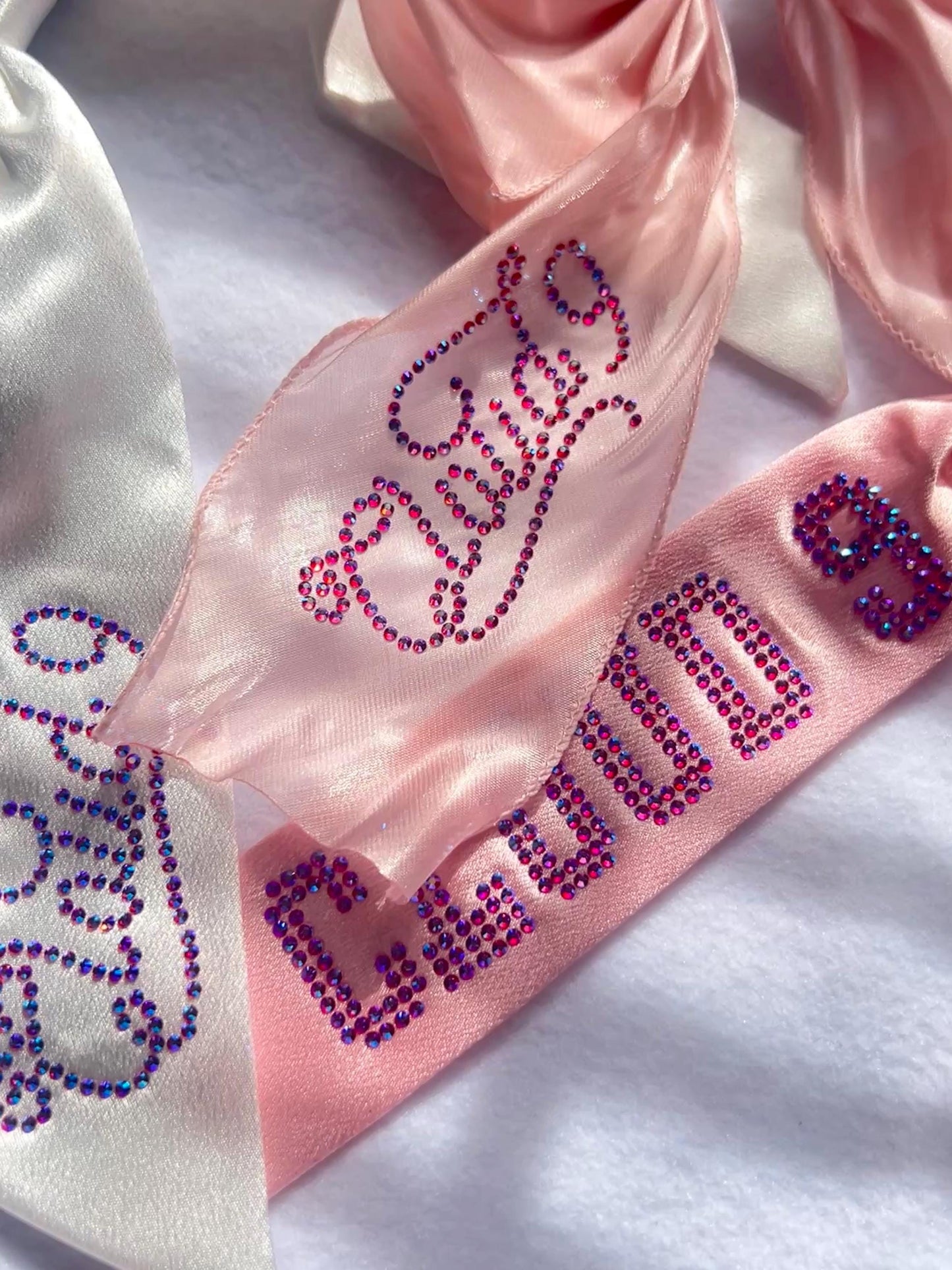 MM Rhinestone Concert Bows, Gifts for Her, Country Music, Pink