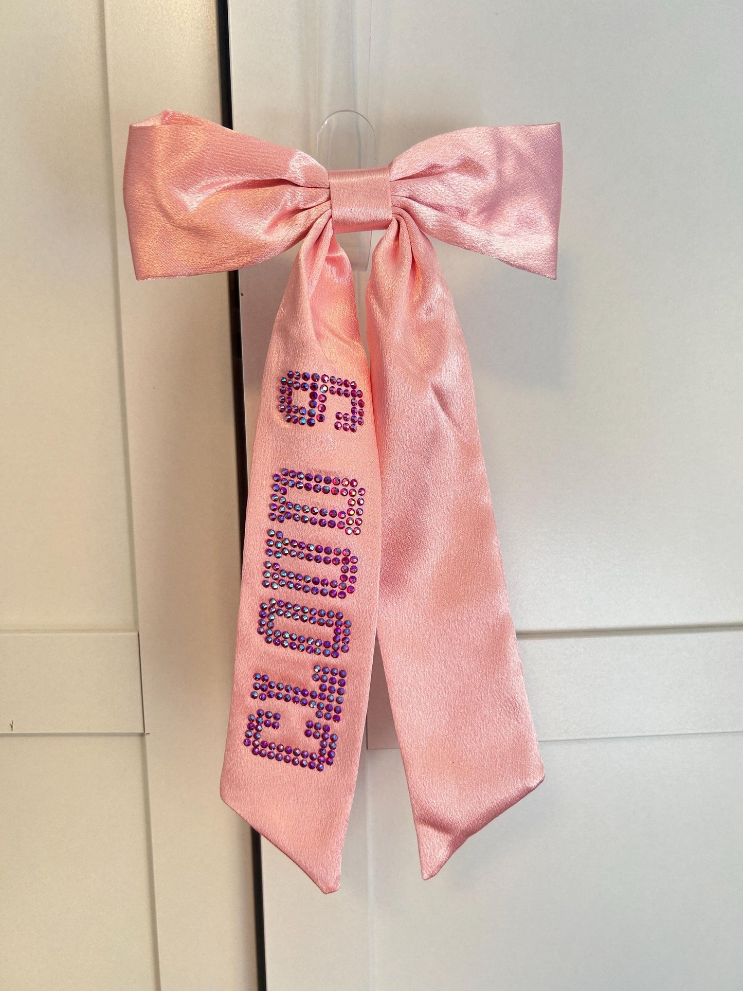 MM Rhinestone Concert Bows, Gifts for Her, Country Music, Pink