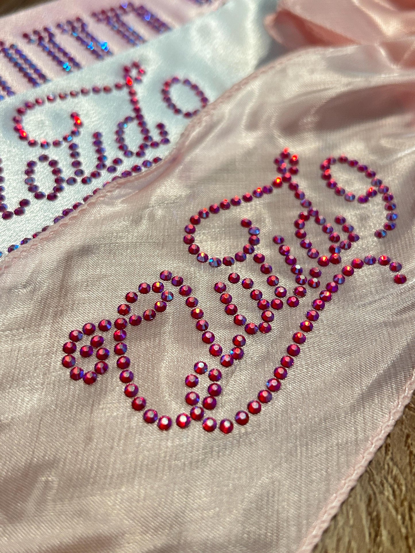 MM Rhinestone Concert Bows, Gifts for Her, Country Music, Pink