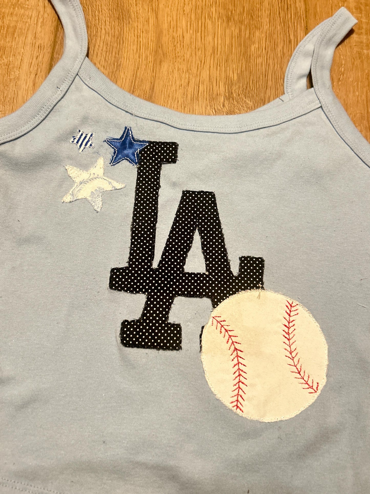 Baseball Appliqué Customizable Embroidered Baby Tees and Tank Tops, Ballgame, Softball, Games