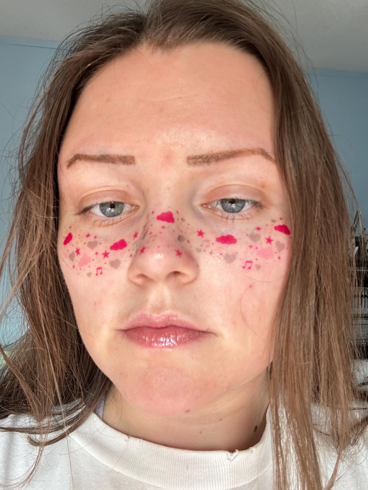 PREORDER MM Pink Country Music Face Freckles, Gifts for Her, Concert, Tour Outfit