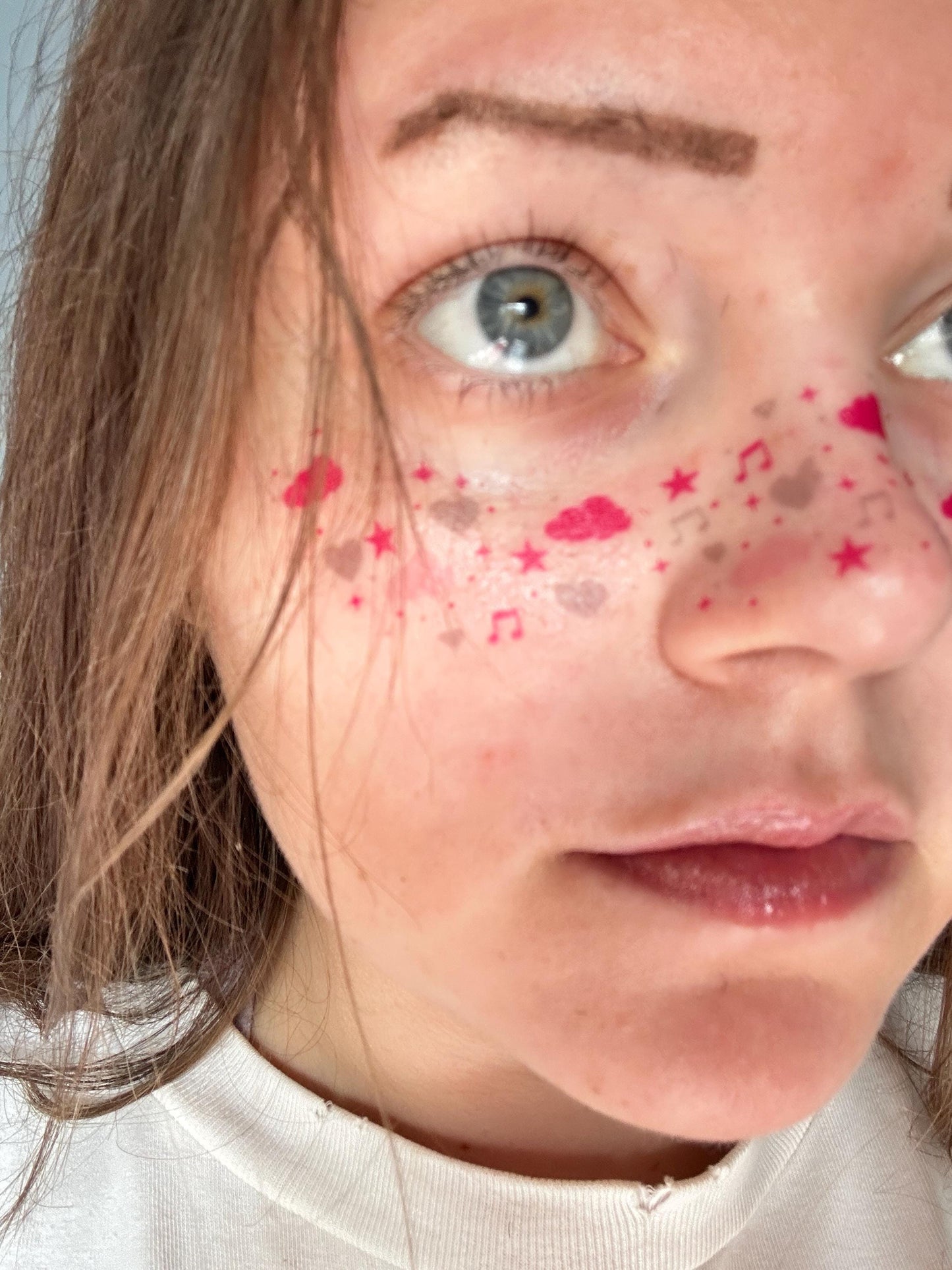 PREORDER MM Pink Country Music Face Freckles, Gifts for Her, Concert, Tour Outfit