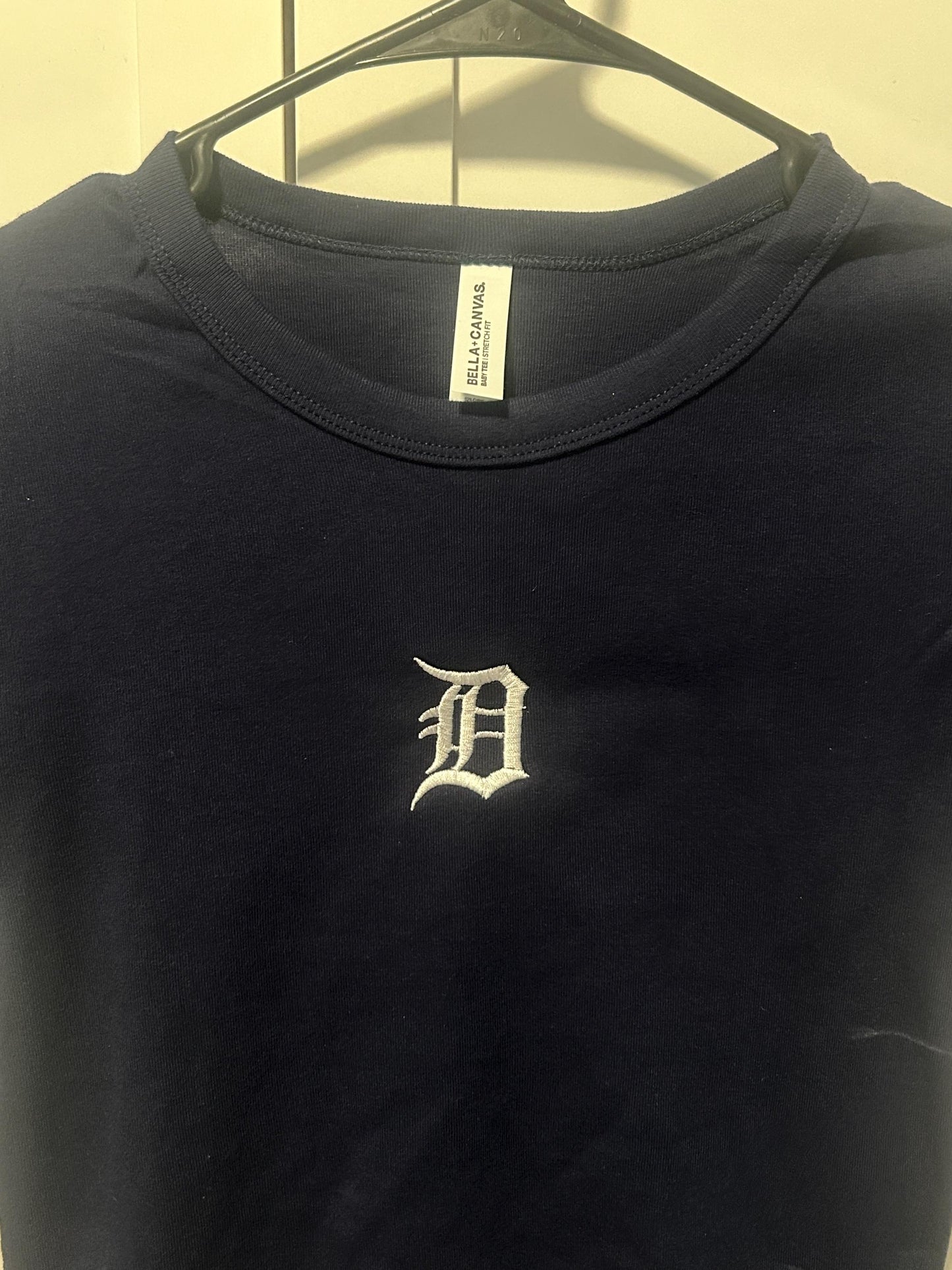 Michigan Baseball Embroidered Baby Tees and Tank Tops, Ballgame, Baseball, Games, Sports