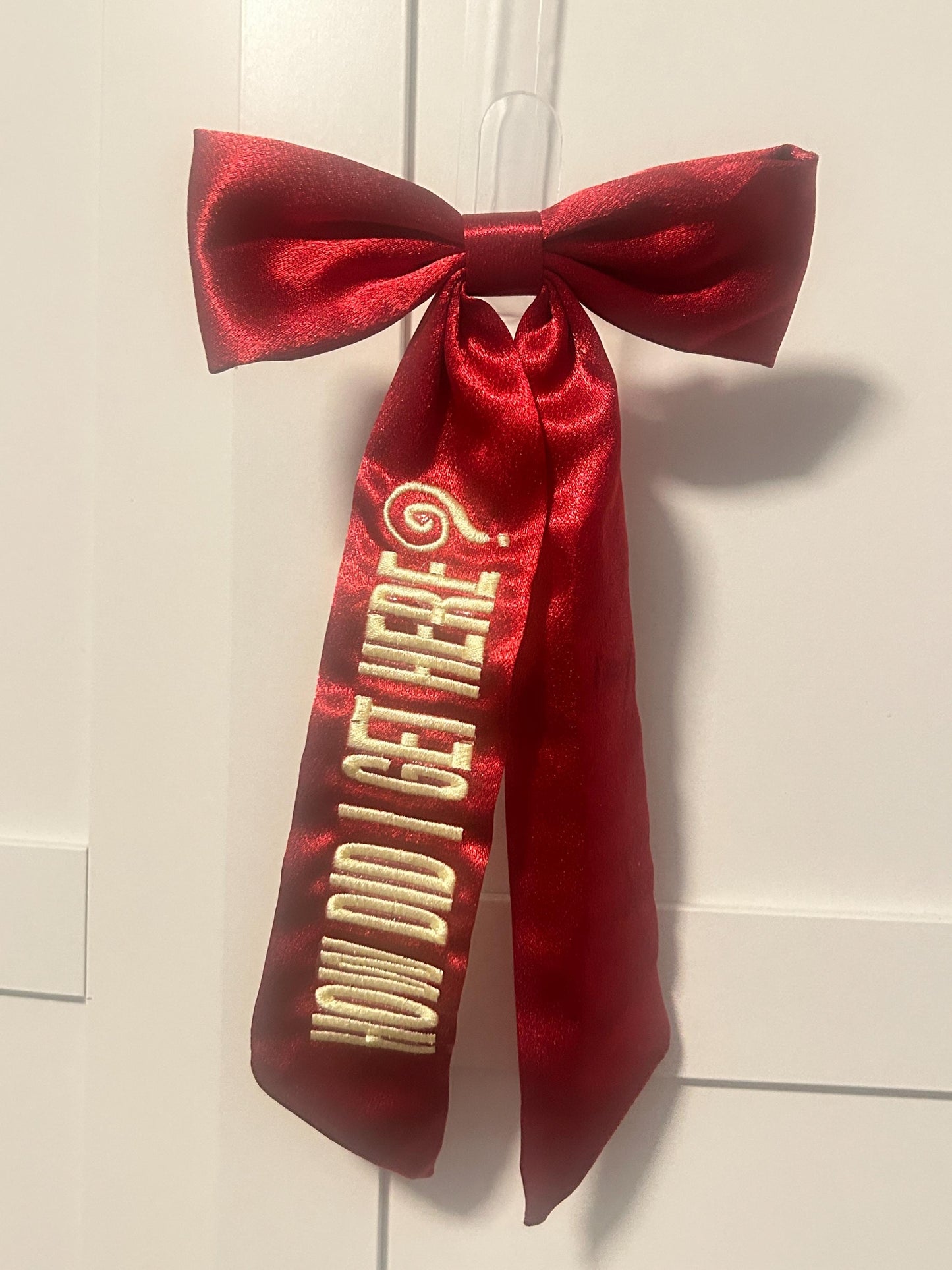 LT How Did I Get Here? Tour Custom Embroidered Bows, Concerts, HDIGH, Fangirl, Gifts for Her
