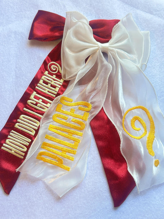 LT How Did I Get Here? Tour Custom Embroidered Bows, Concerts, HDIGH, Fangirl, Gifts for Her