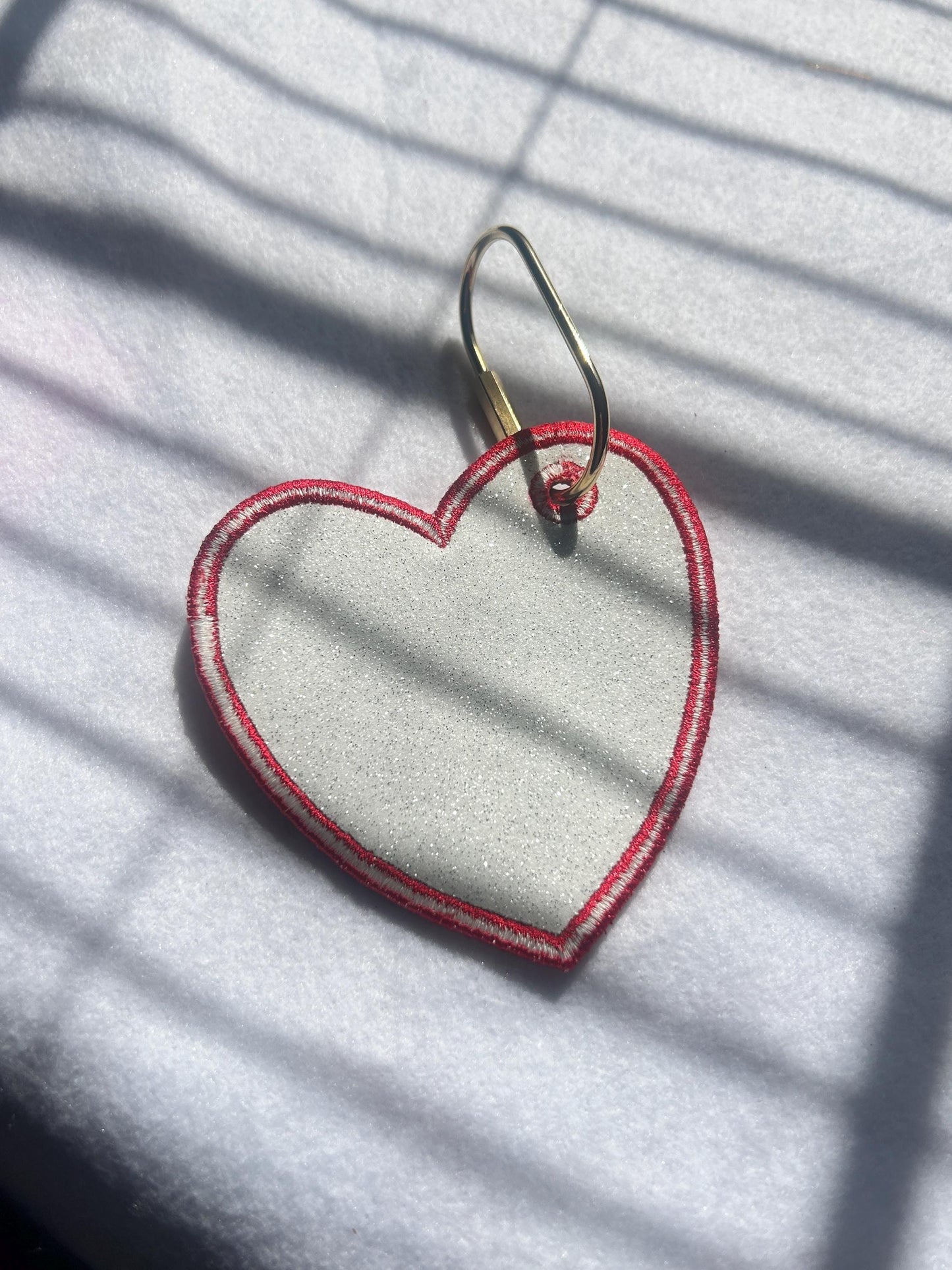 Custom Embroidered Baseball Bag Tags, Keychains