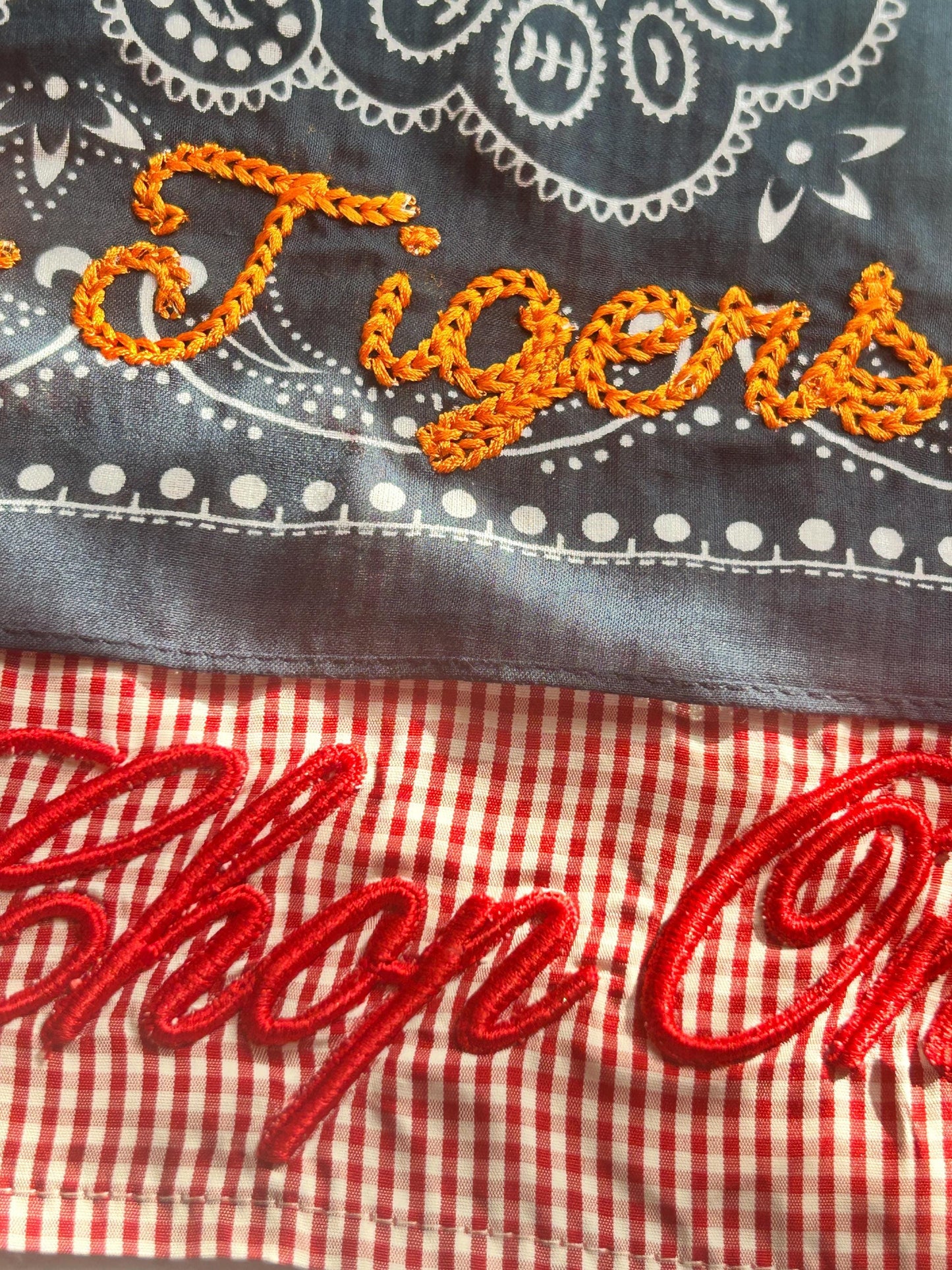 Baseball Custom Embroidered Hairs Scarves/Bandanas, Softball, Custom, Game Day, College