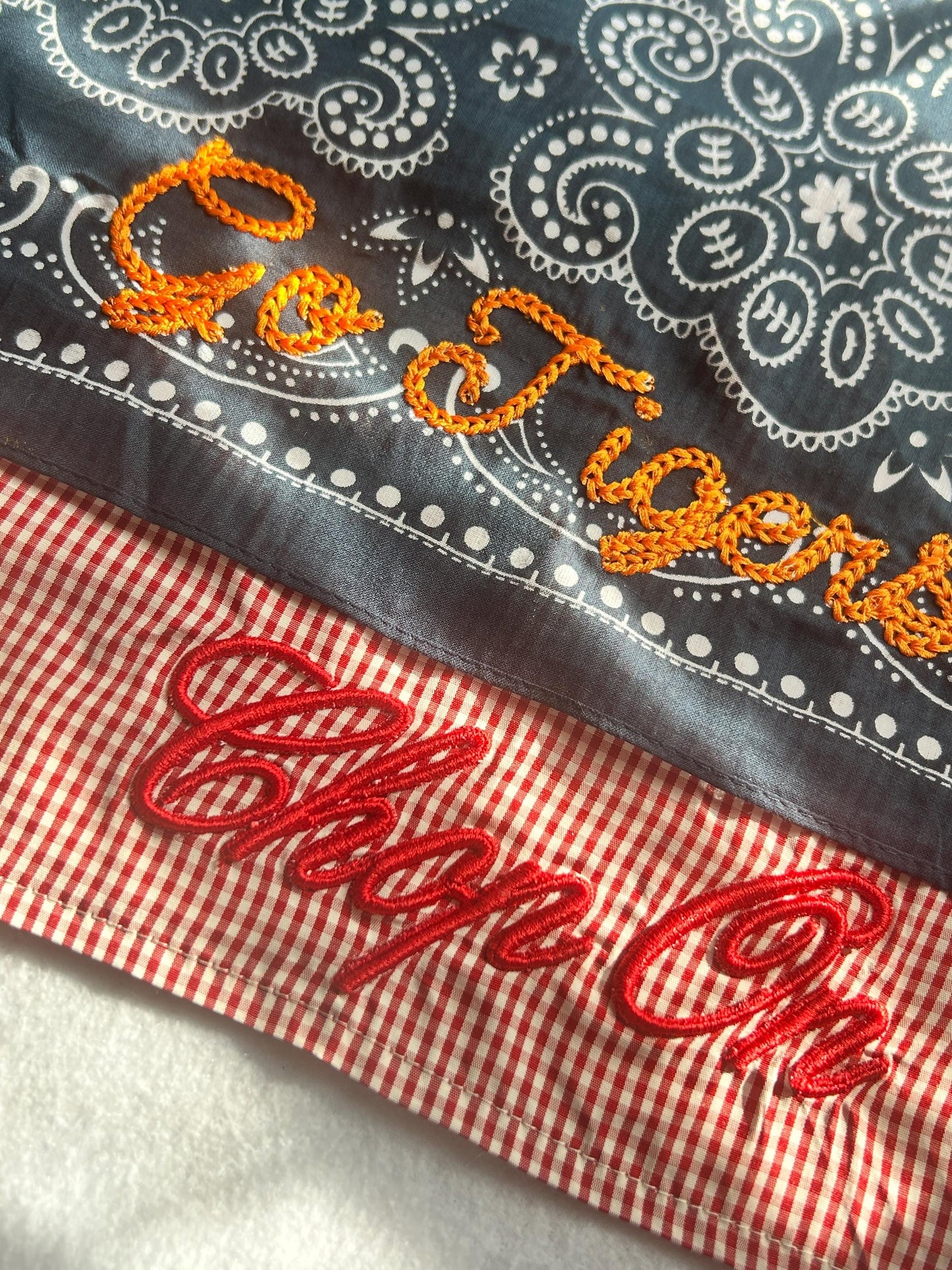 Baseball Custom Embroidered Hairs Scarves/Bandanas, Softball, Custom, Game Day, College