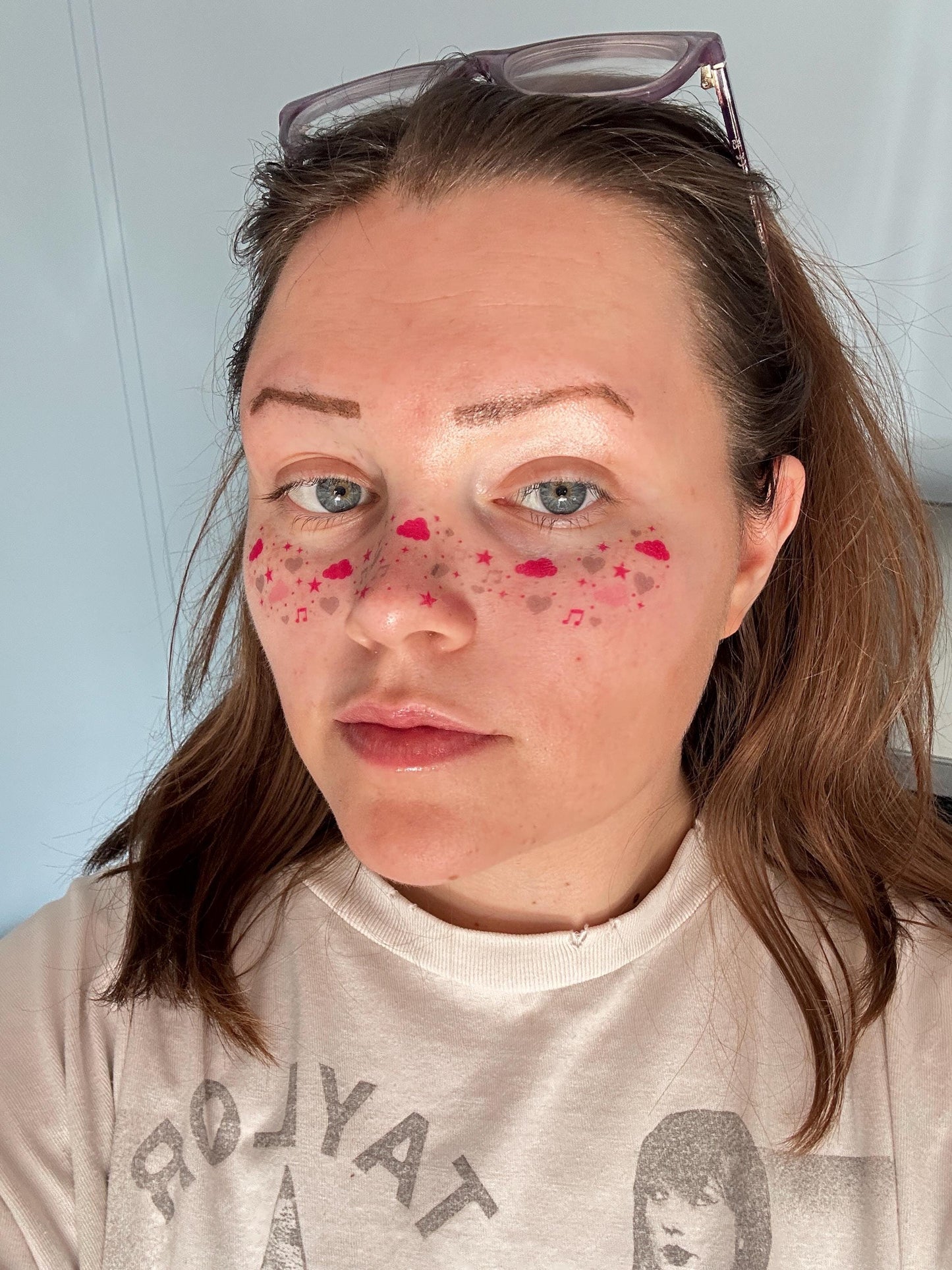 PREORDER MM Pink Country Music Face Freckles, Gifts for Her, Concert, Tour Outfit
