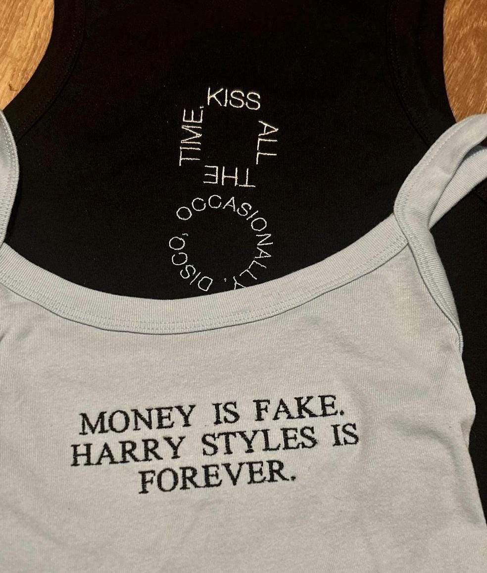 Kiss and Disco Inspired Customizable Baby Tees and Tank Tops, Tour, HS
