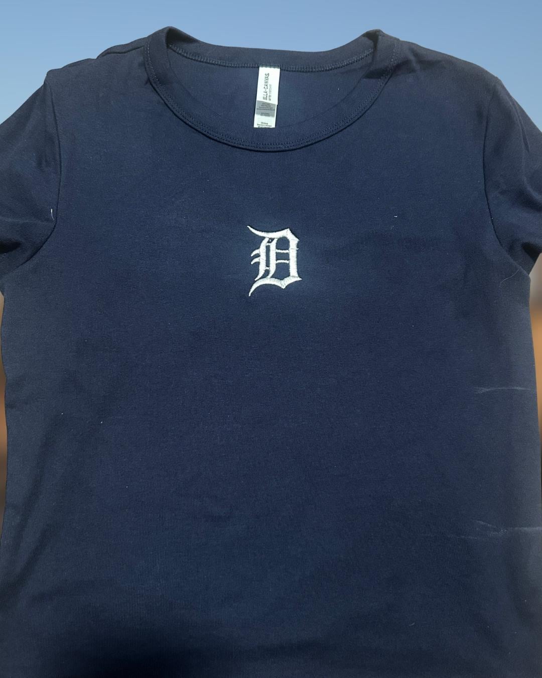 Michigan Baseball Embroidered Baby Tees and Tank Tops, Ballgame, Baseball, Games, Sports