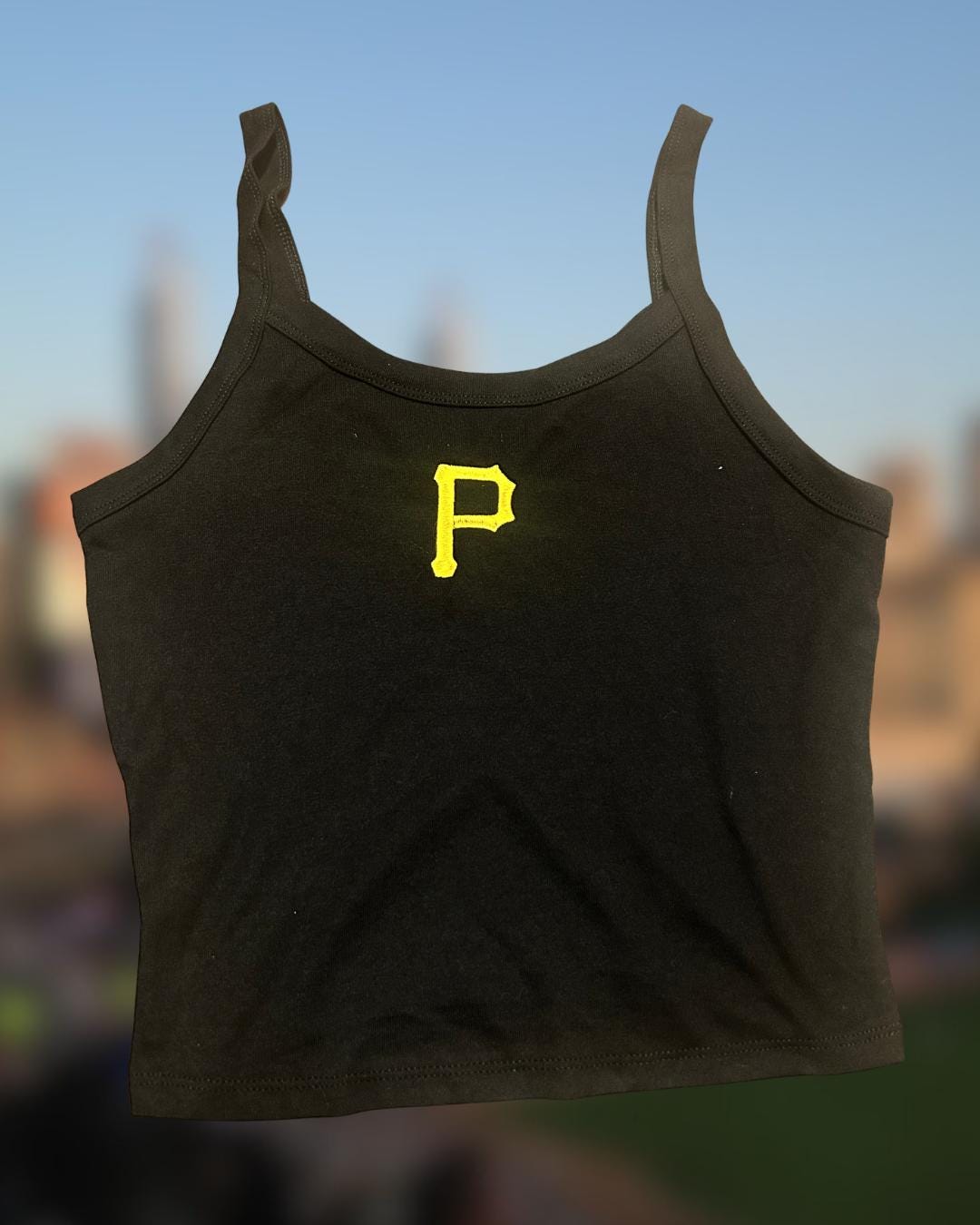 Pittsburgh Baseball Embroidered Baby Tees and Tank Tops, Ballgame, Baseball, Games, Sports